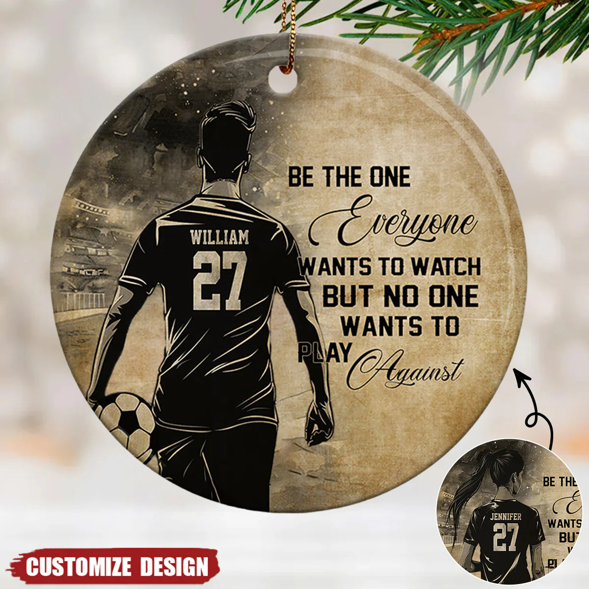Ceramic Ornament gift-ready design for Son/Grandson