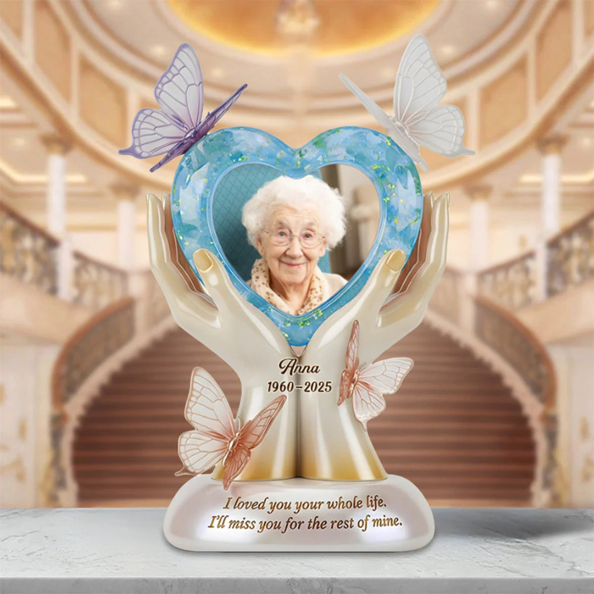 Custom Memorial Plaque for Family with personalized design details for meaningful gifting