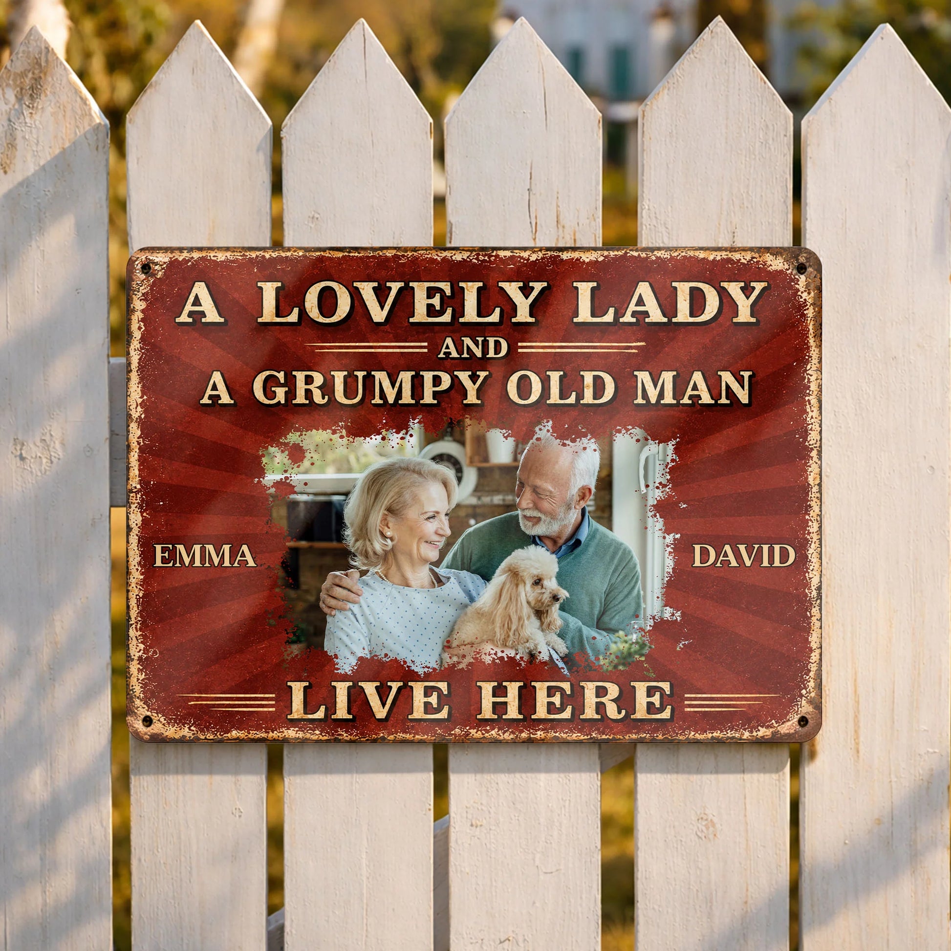 Metal Sign detail view for Couples