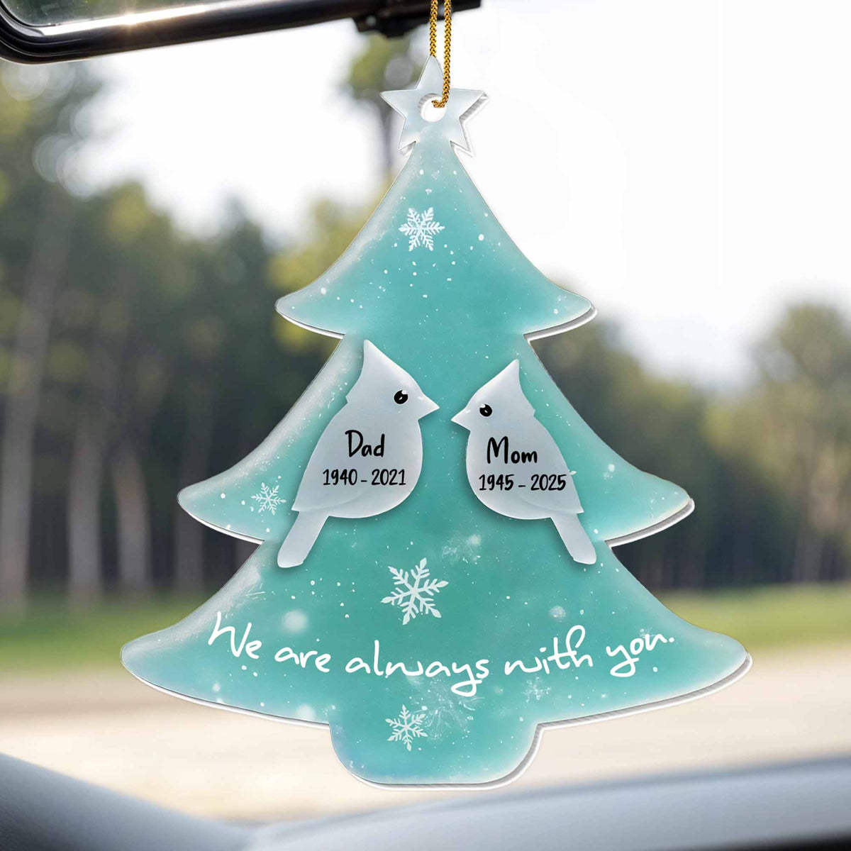 We Are Always With You Christmas Tree Ornament