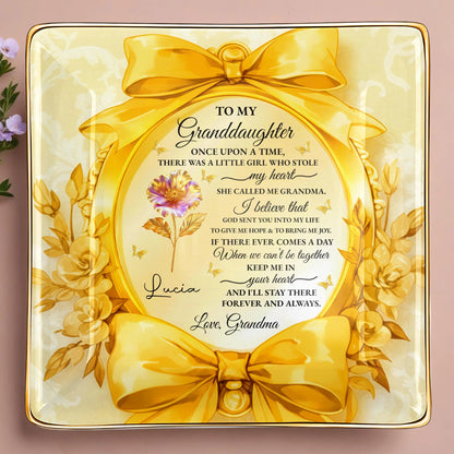 To My Granddaughter, Once Upon A Time, Ribbon and Flowers