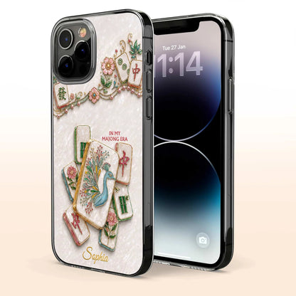 Custom Mahjong Phone Case for Mom with personalized design details for meaningful gifting image 8