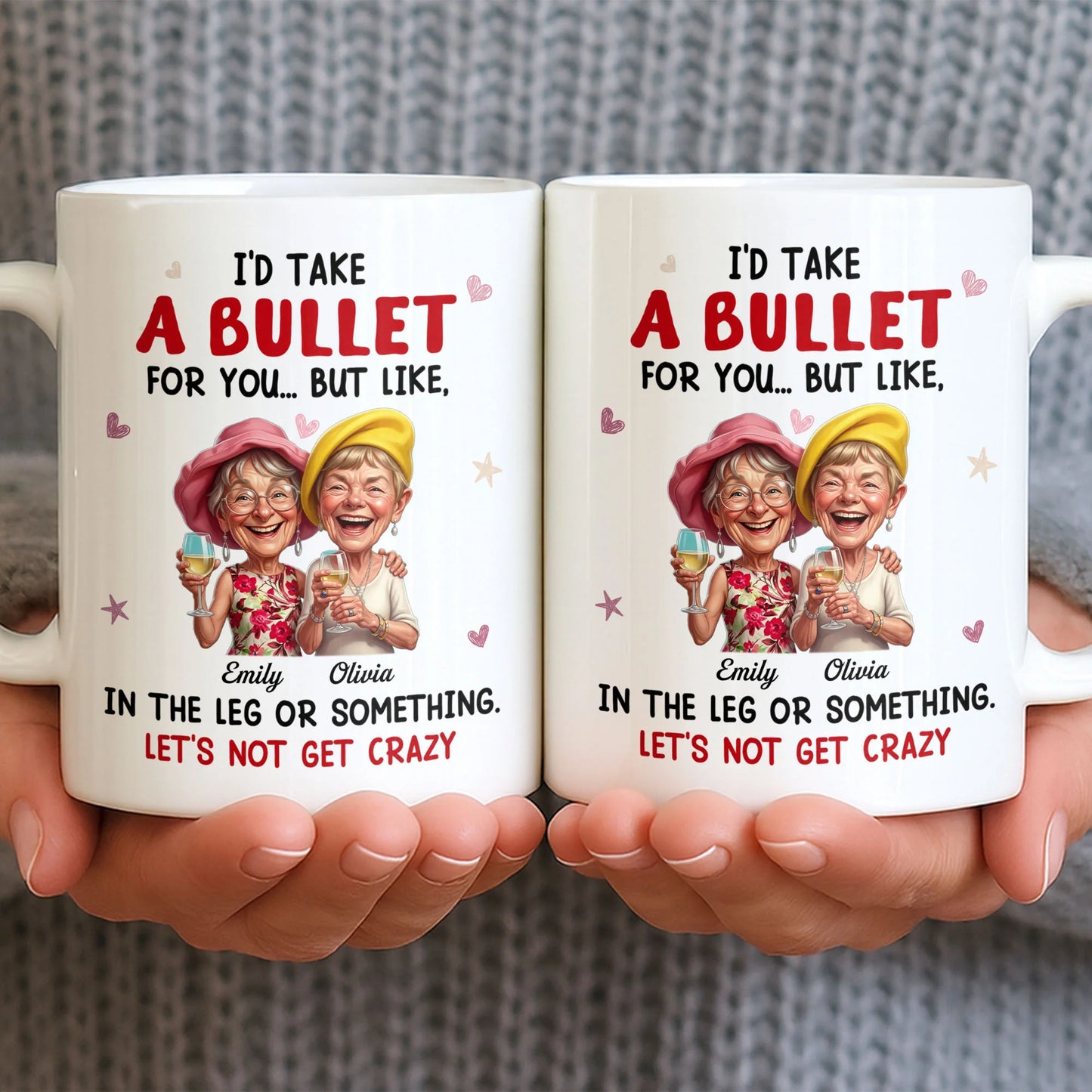 Funny Personalized Bestie Mug for Best Friends with personalized design details for meaningful gifting image 6