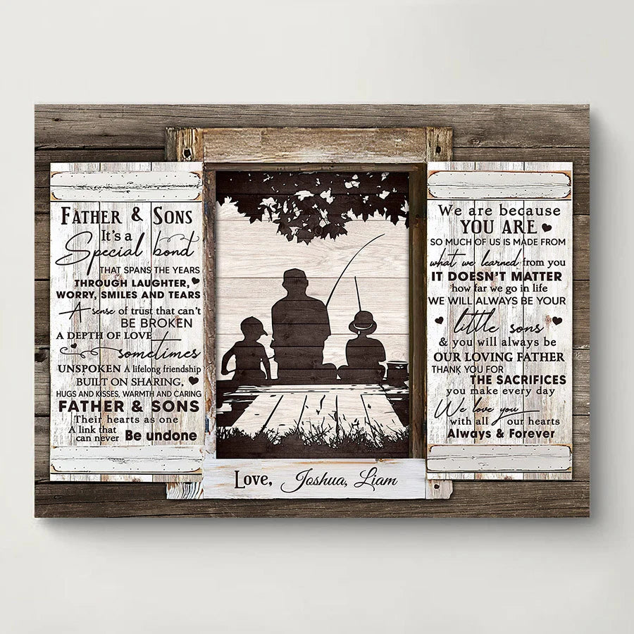 Personalized Fishing Gifts for Dad | Special Dad and Son Gift