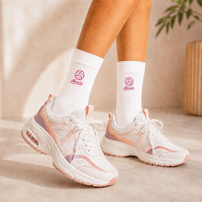 Custom Name Fishing & Athletic Socks - Personalized Crew Socks Gift for Sports Lovers