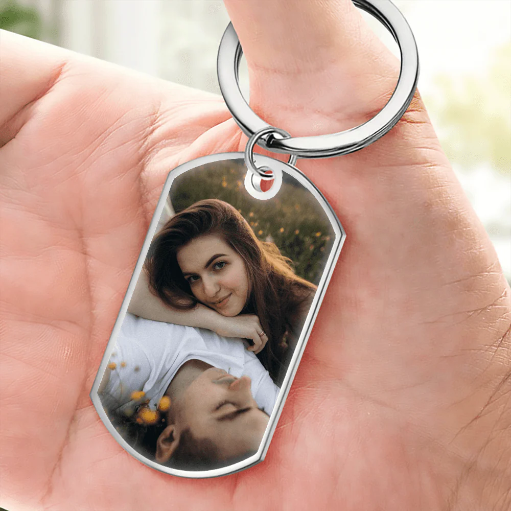 Custom Photo Keychain personalization view for Boyfriend