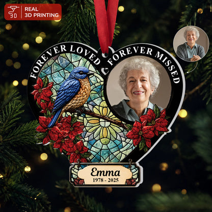 I'm Always With You - Personalized Memorial Photo Acrylic Ornament for Family Keepsake
