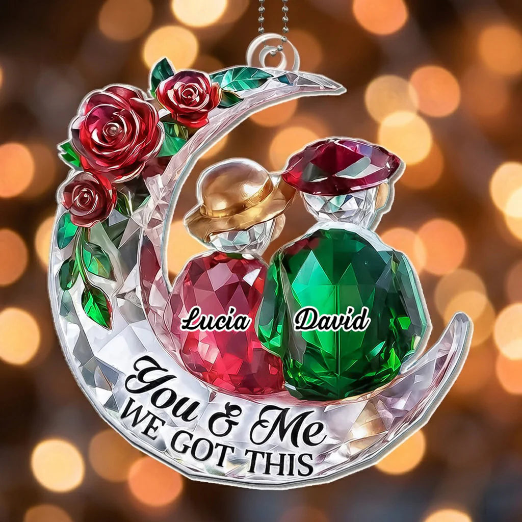 Acrylic Ornament detail view for Couples