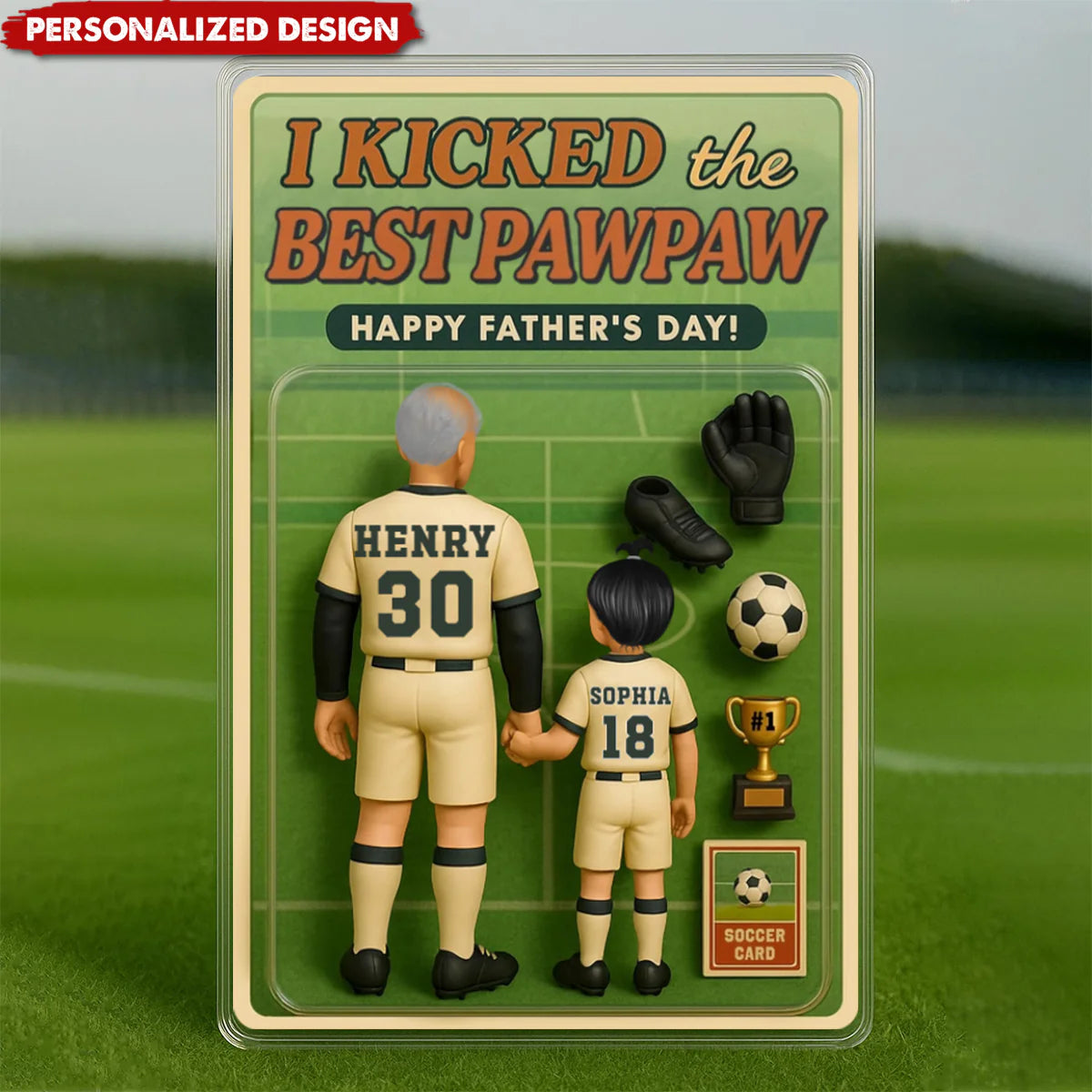 Plaque gift-ready design for Dad