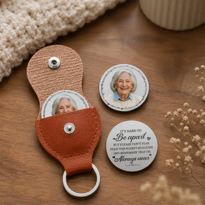 Always Near Memorial Photo Pocket Hug - Personalized Keepsake Sympathy Gift for Family