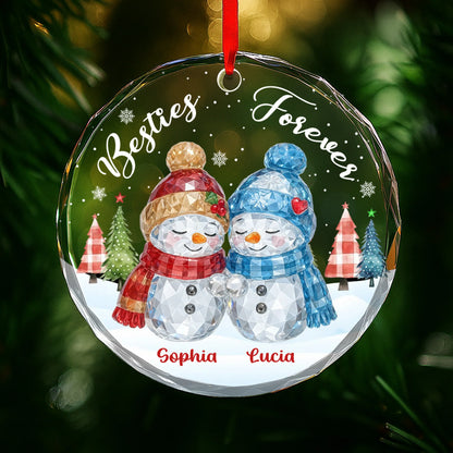 Besties Forever Snowmen Ornament