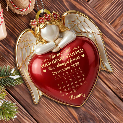 The Moment Your Heart Stopped, Angel Heart Calendar Ornament