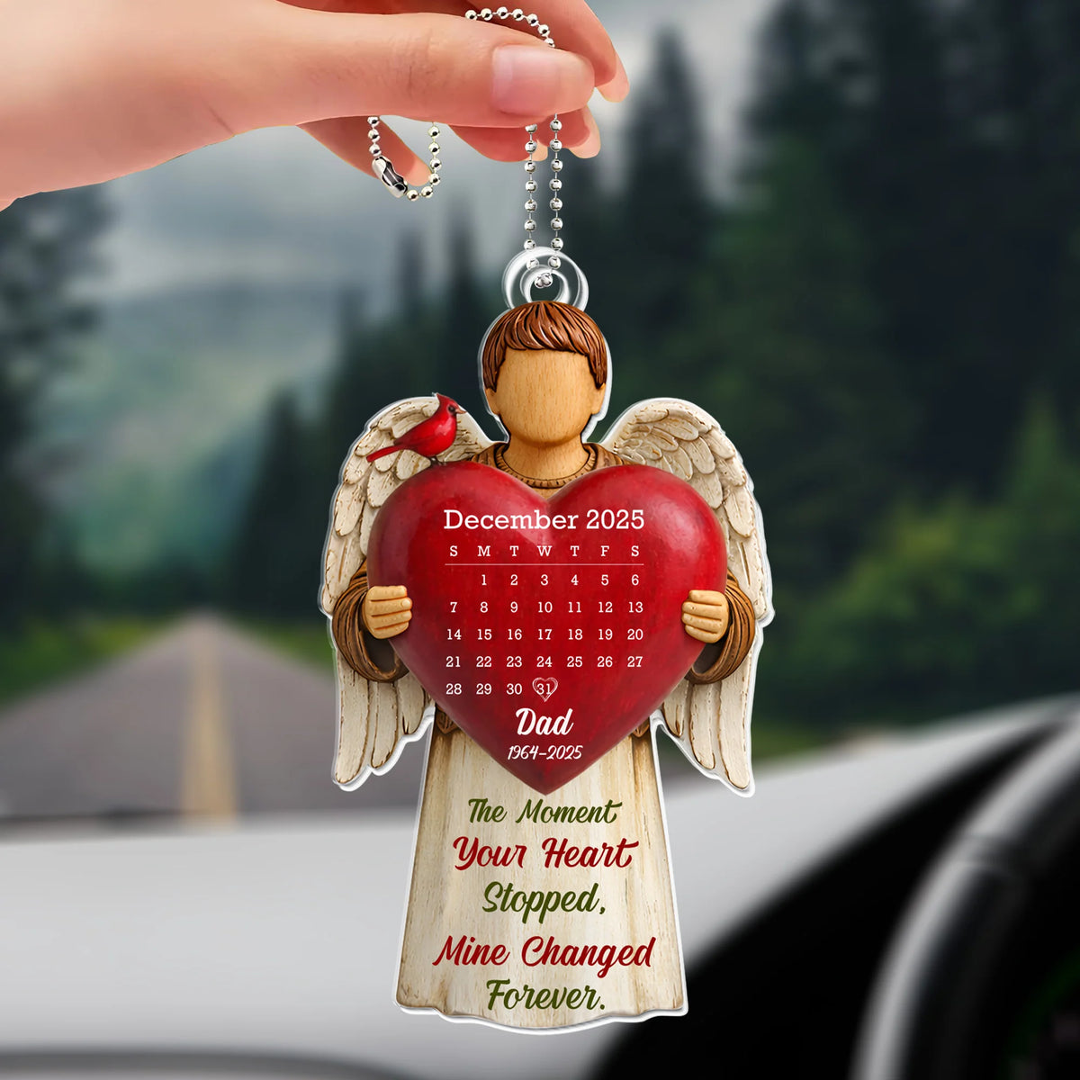 The Moment Your Heart Stopped, Angel Holding Heart