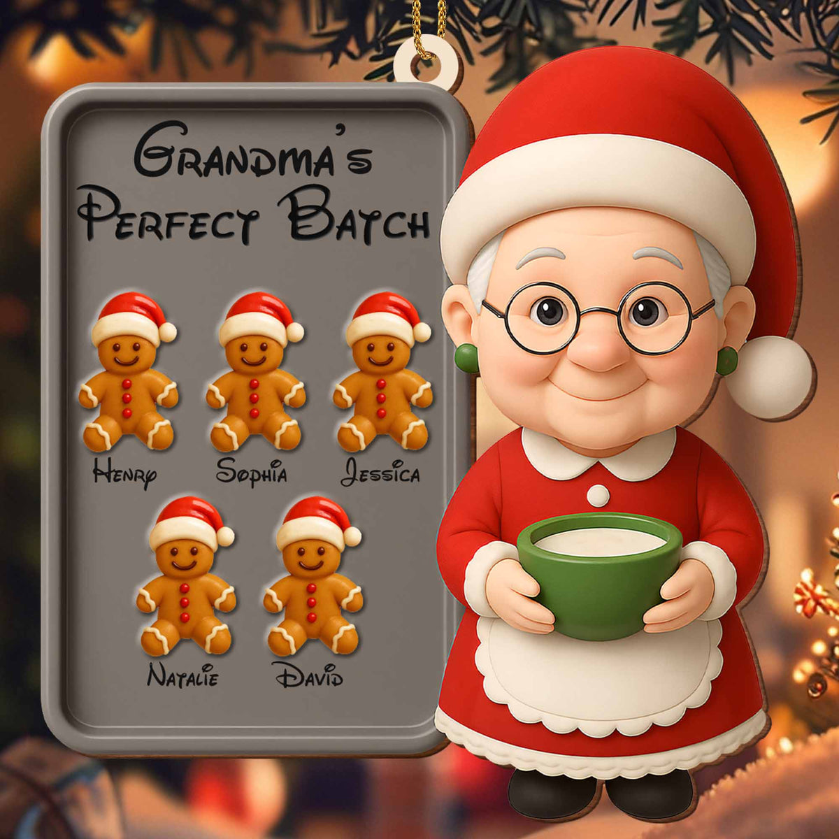 Celebrate Festive Season With Grandma And Gingerbread Cookies