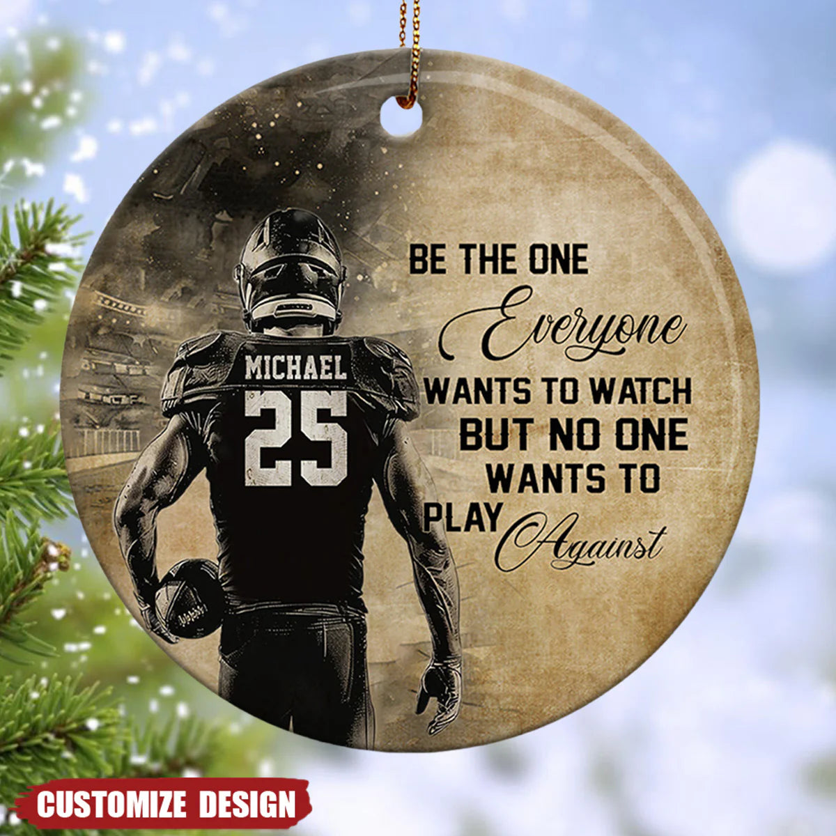 Ceramic Ornament gift-ready design for Son/Grandson