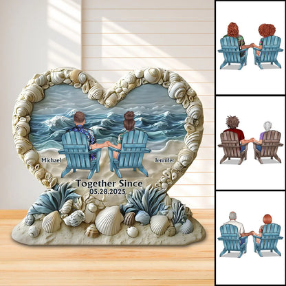 Personalized Anniversary Plaque personalization view for Couples