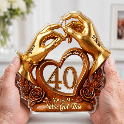 Custom 40Th Anniversary Gift personalization view for Wife