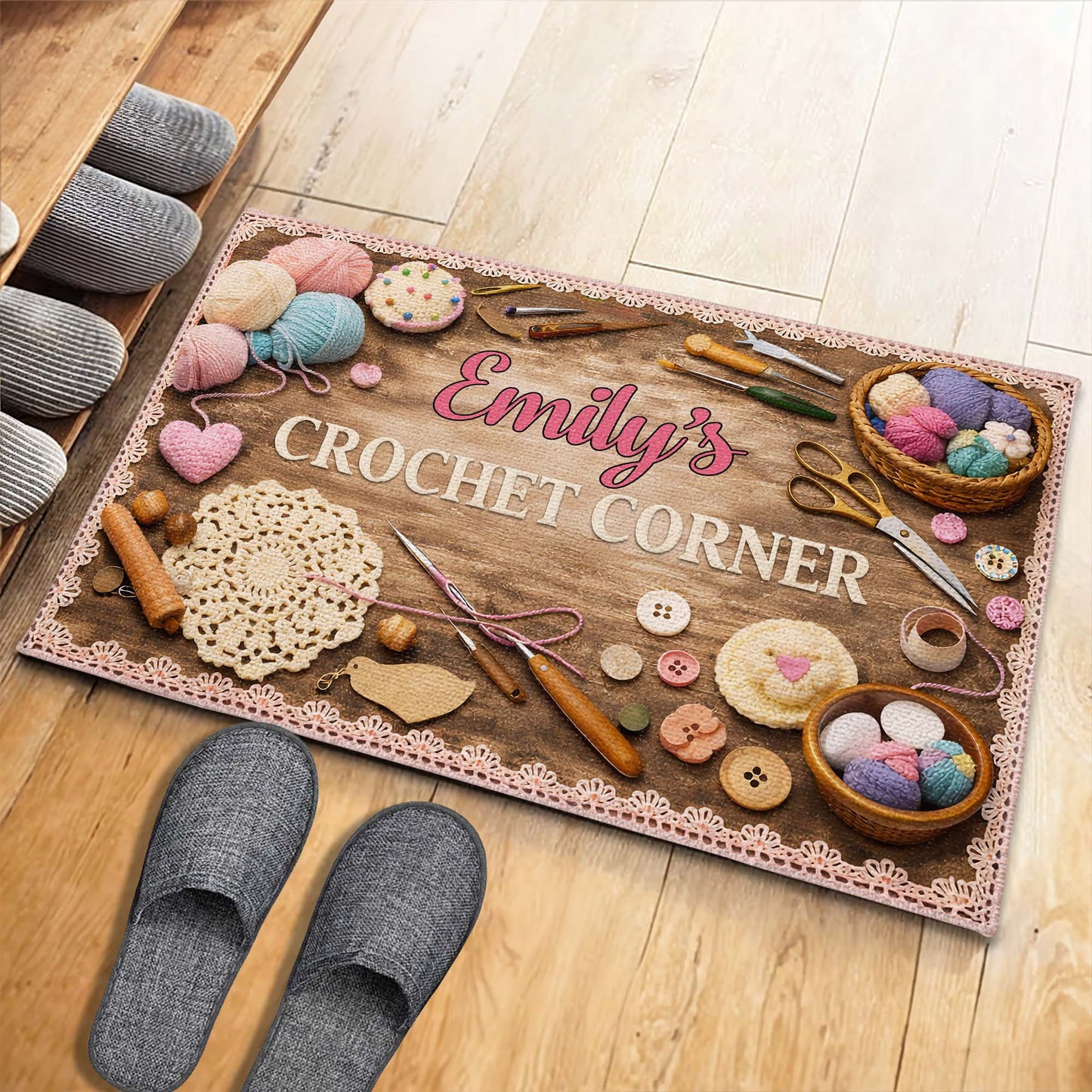Doormat gift-ready design for Mom