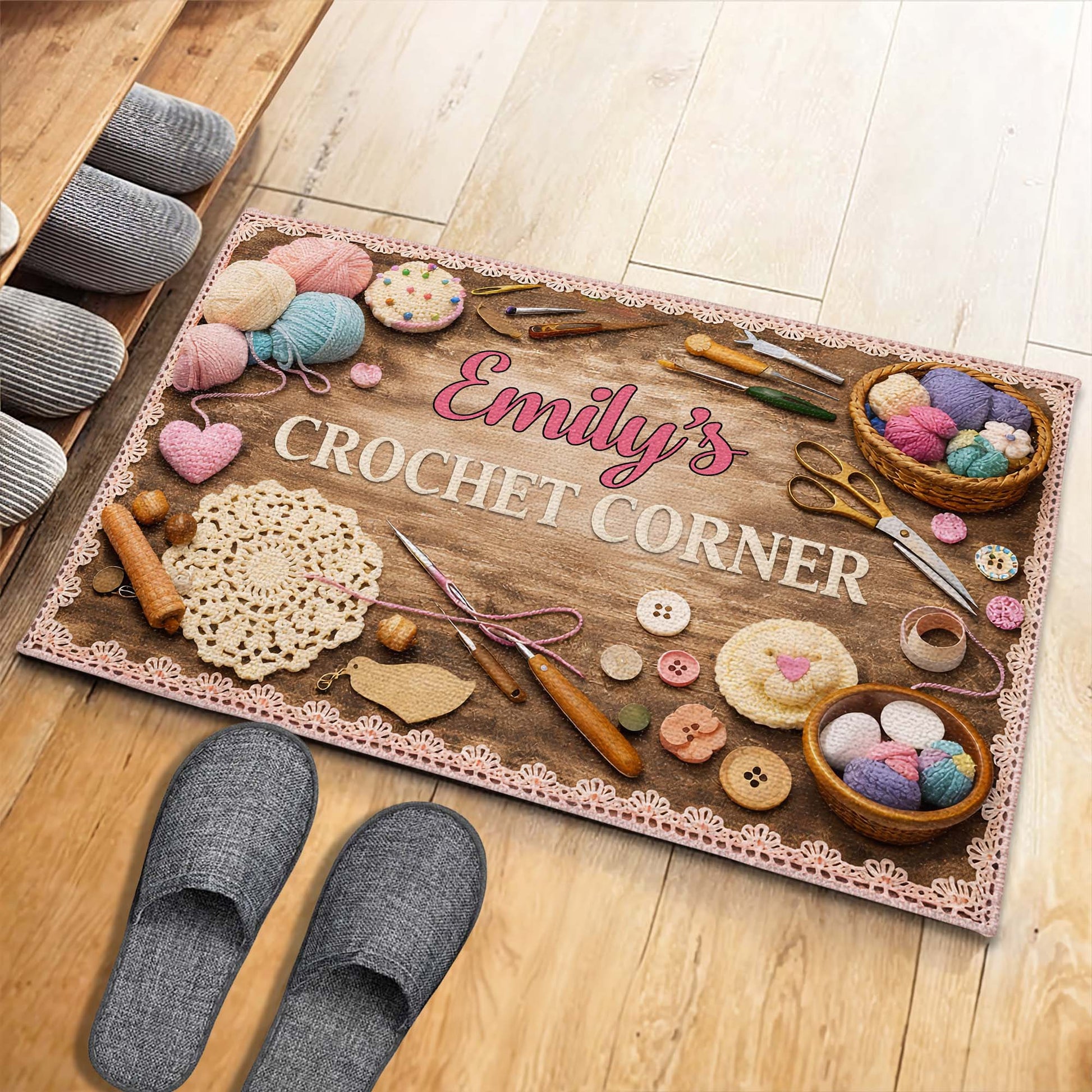 Doormat gift-ready design for Mom