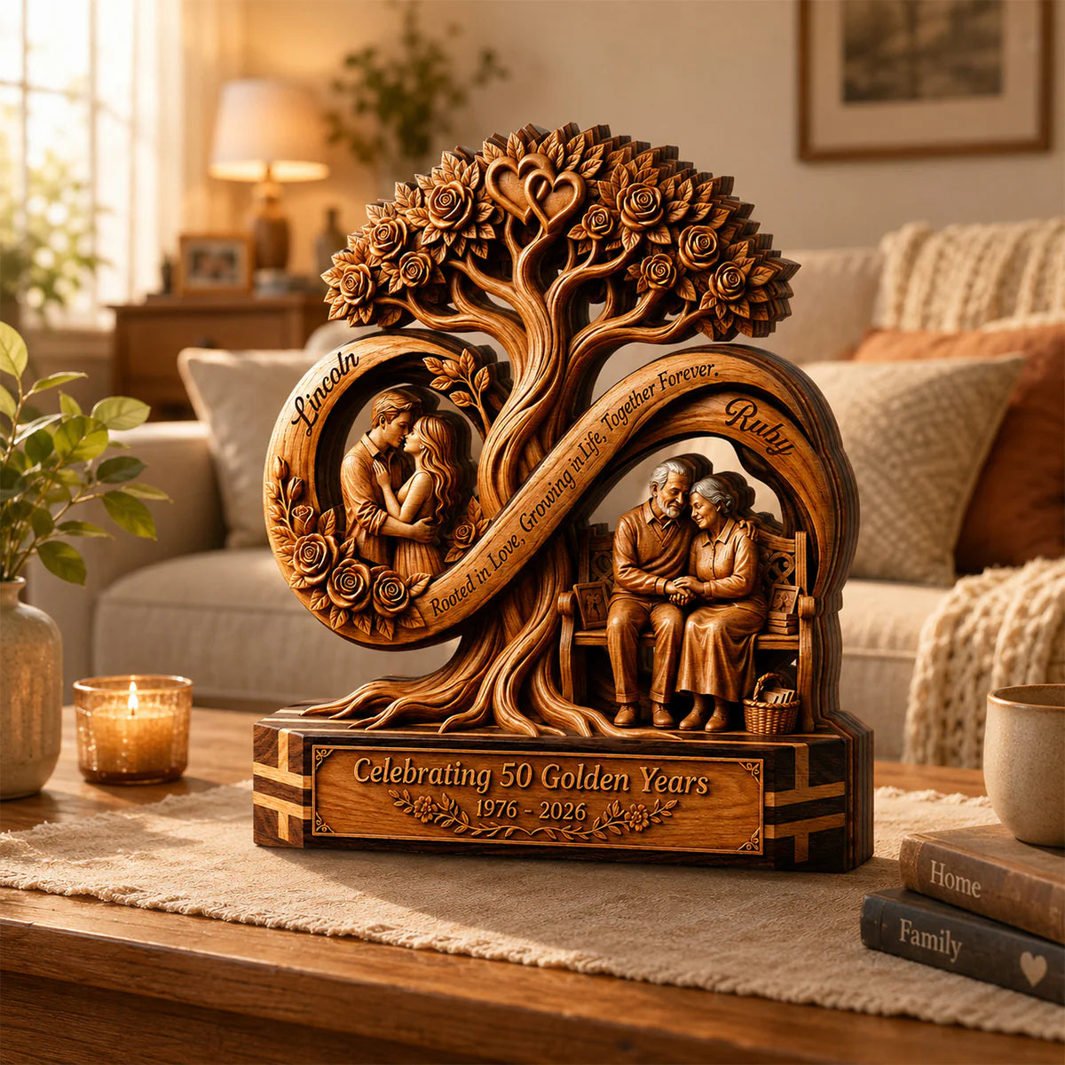 Personalized 50Th Anniversary Gift personalization view for Couples