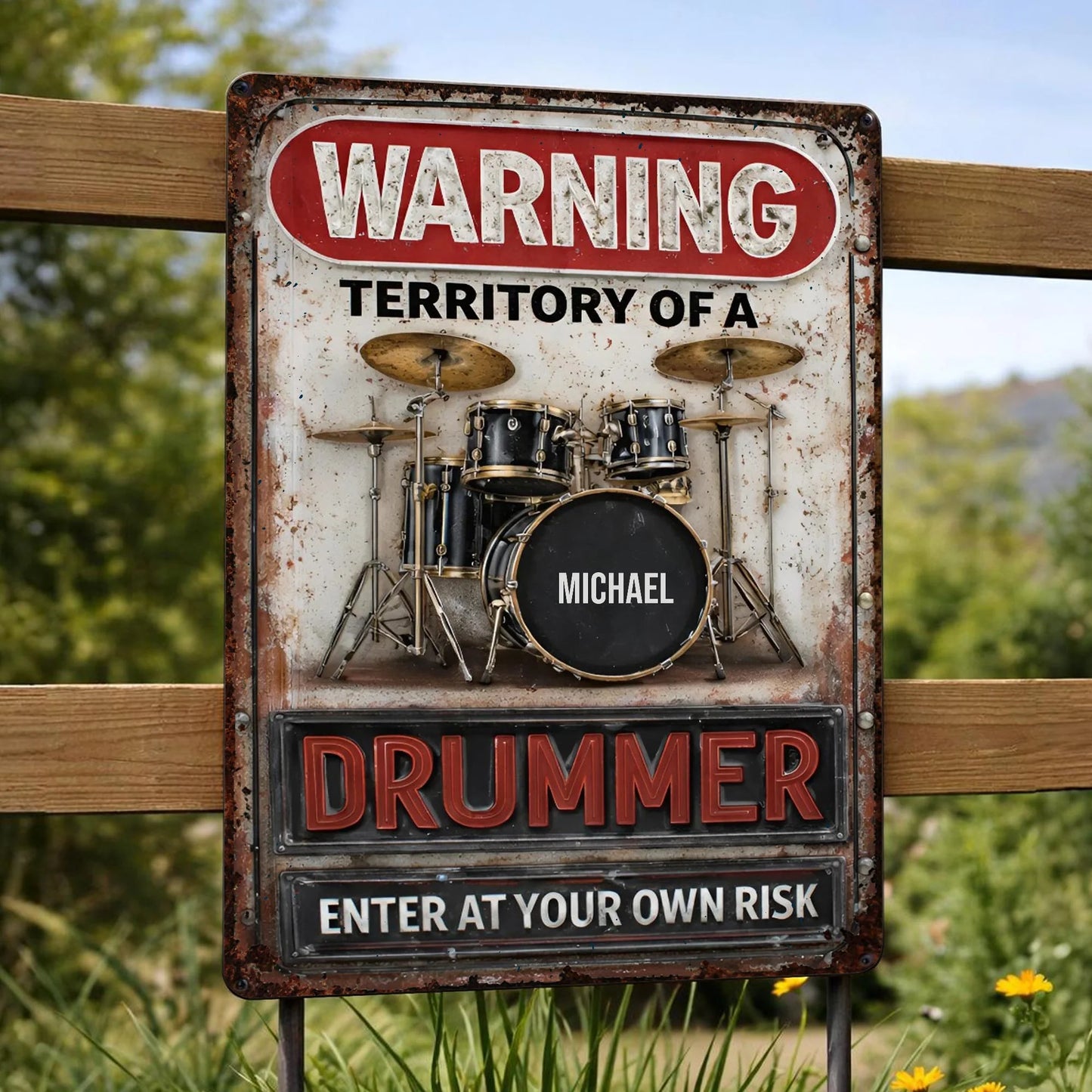 Metal Sign gift-ready design for Dad