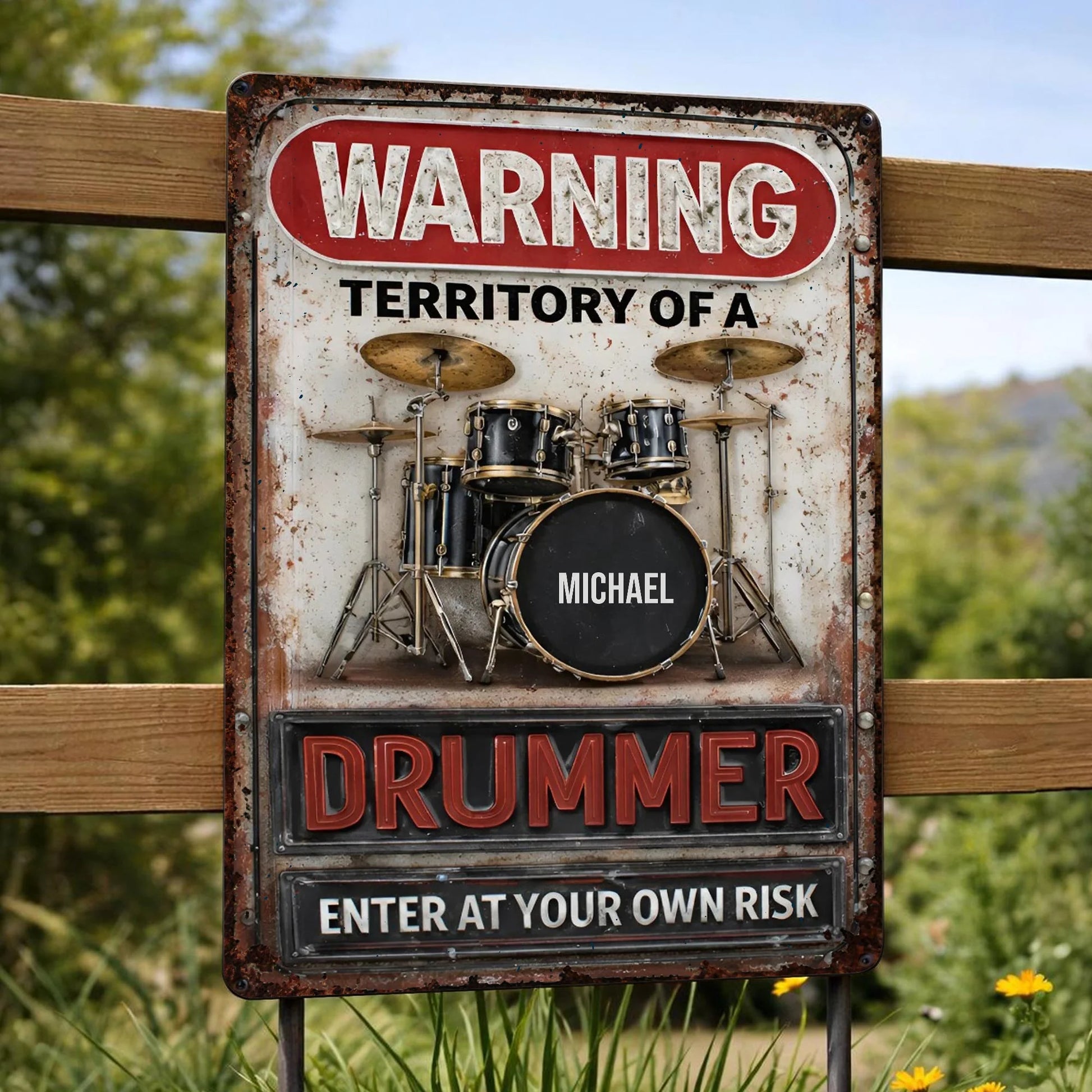 Metal Sign gift-ready design for Dad