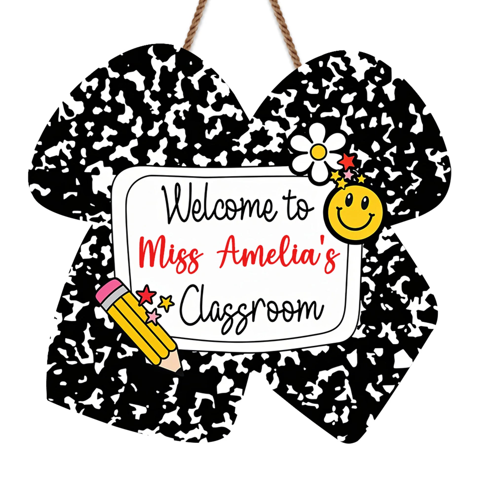 Personalized Teacher Wood Sign for Teacher with personalized design details for meaningful gifting image 7