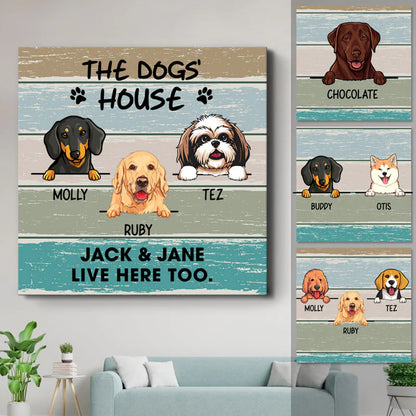 Custom Dog Lovers Canvas for Dog Lovers with personalized design details for meaningful gifting