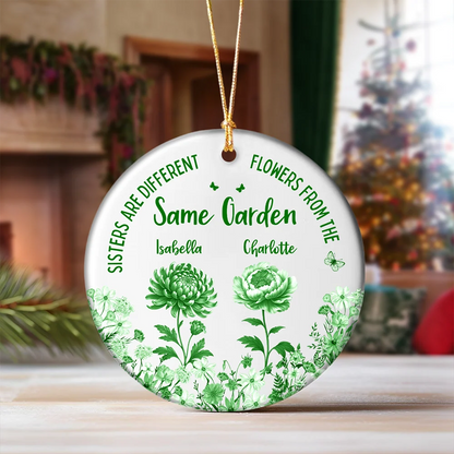 It Takes A Long Time To Grow Old Friends - Personalized Ceramic Ornament Gift for Besties
