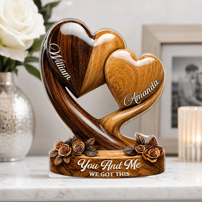 Plaque gift-ready design for Wife