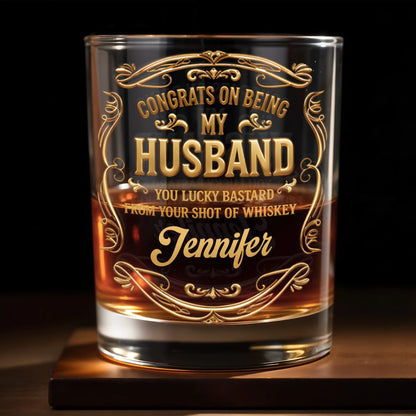Congrats On Being My Husband, Ornamental Design