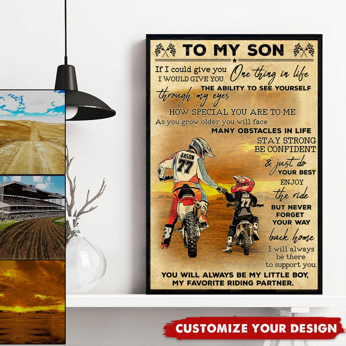 Canvas / Poster detail view for Son/Grandson