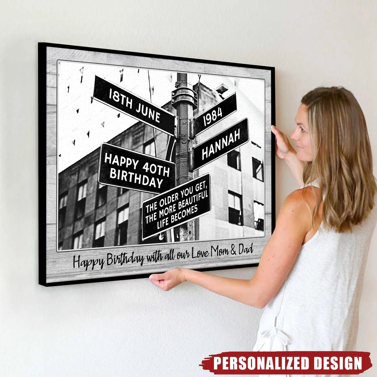 Canvas / Poster gift-ready design for Family