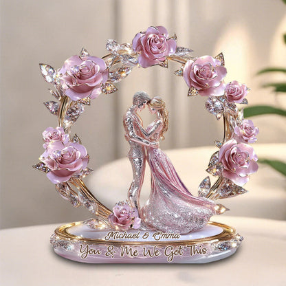 Plaque gift-ready design for Couples