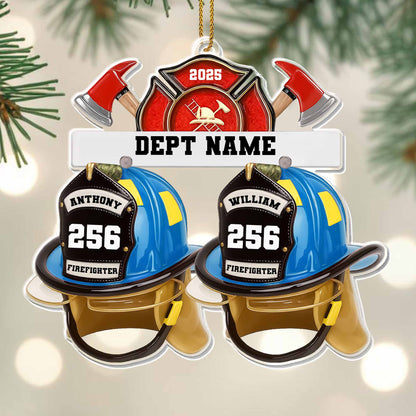 Celebrate Courage Commitment Custom Firefighter Helmet