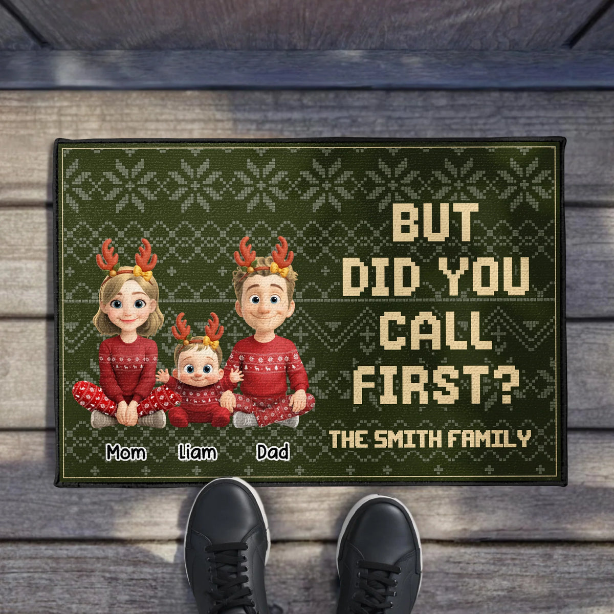 But Did You Call First With Family In Christmas Sweaters