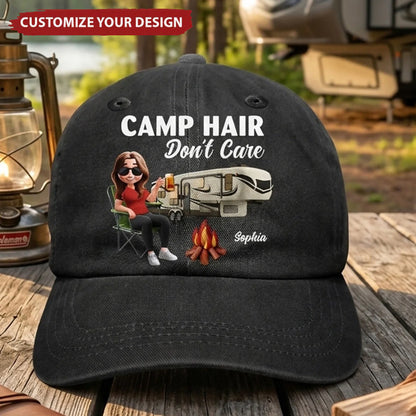 Personalized Camping Hat personalization view for Dad