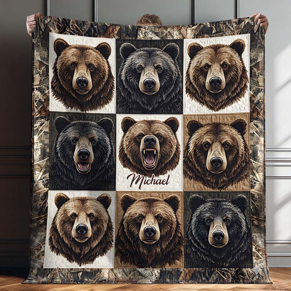 Love Hunting Personalized Blanket - Custom Name Gift for Hunter