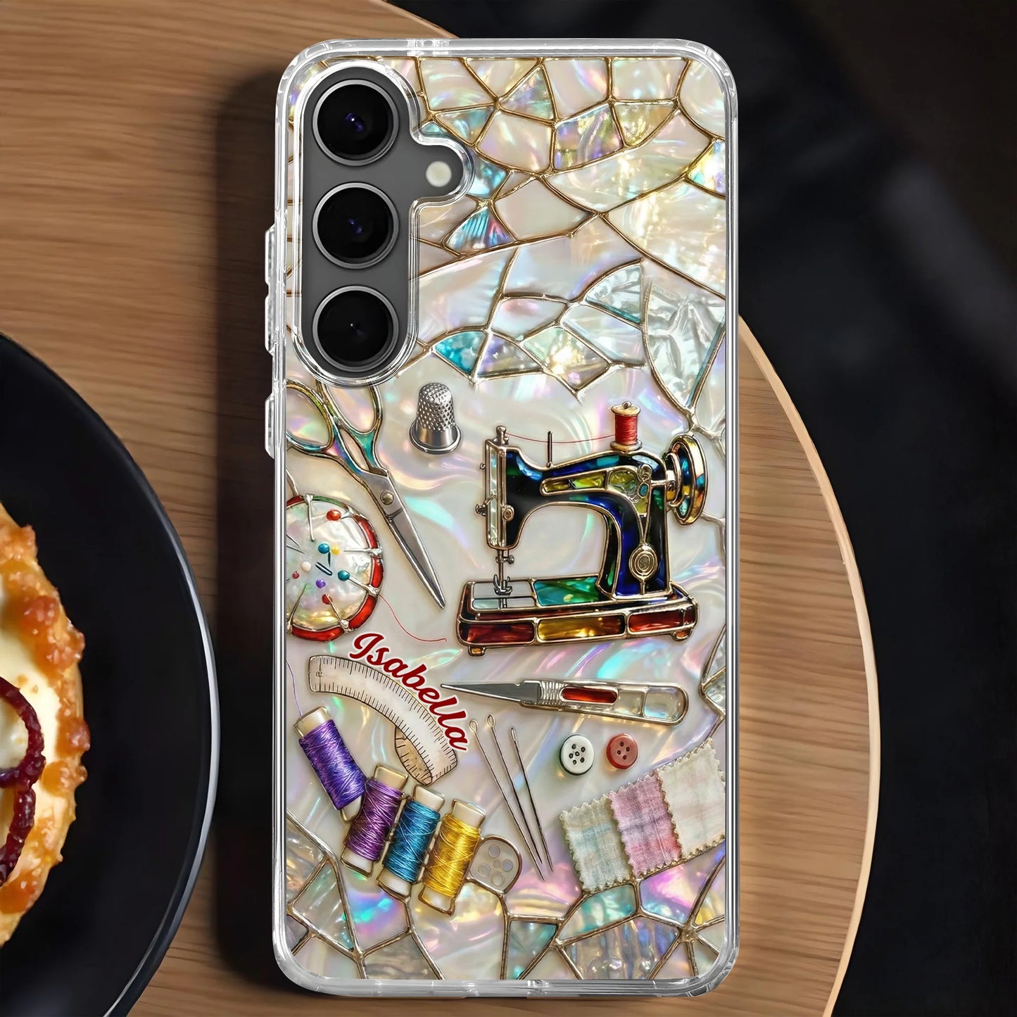 Phone Case material and size view - Personalized Clear Phone Case