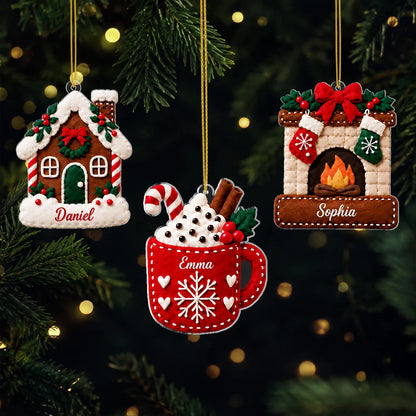 Holiday Effect Personalized Acrylic Ornament - Custom Christmas Tree Keepsake Family & Kids