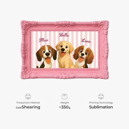 Personalized Dog Doormat - Custom Pet Name Entryway Mat for Dog Lovers