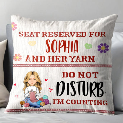 Seat Reserved For My Loved One And Her Yarn