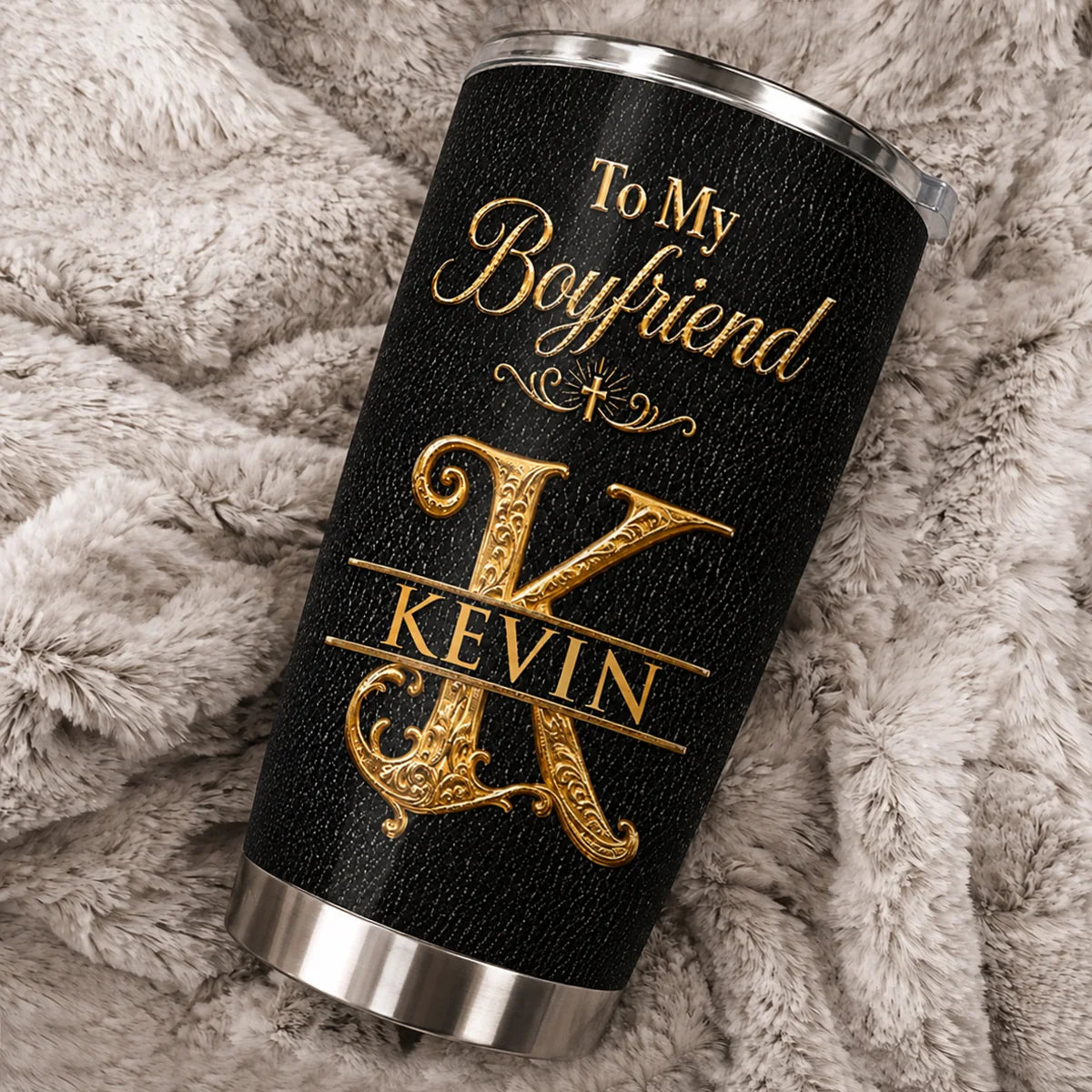To My Husband Never Forget That I Love You - Personalized Tumbler Gift for Him