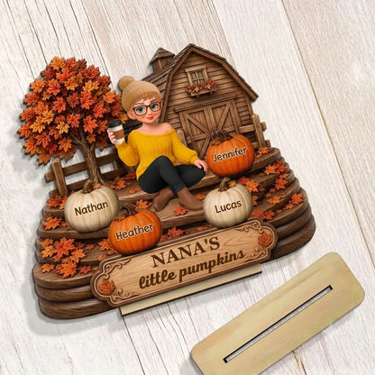 Wood Sign detail view for Grandma