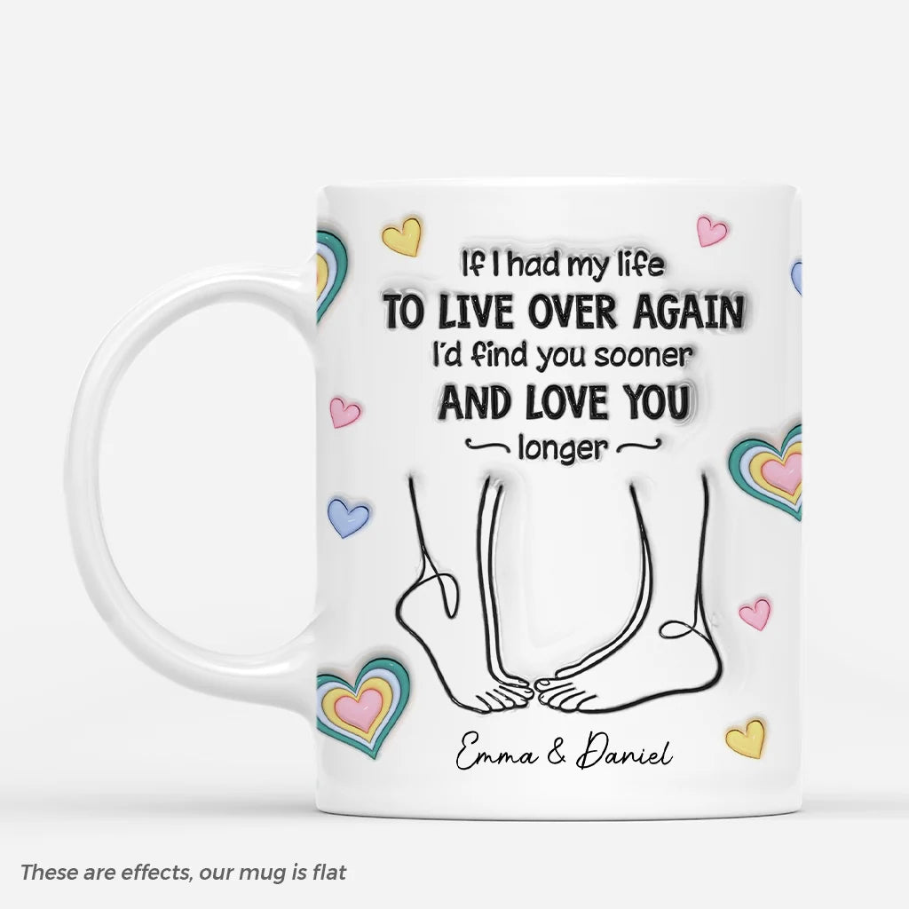 I'd Find You Sooner Personalized Mug - Custom Romantic Anniversary Gift for Couples