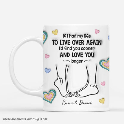 I'd Find You Sooner Personalized Mug - Custom Romantic Anniversary Gift for Couples