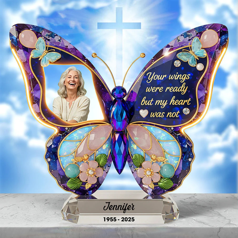 Personalized Memorial Plaque personalization view for Mom