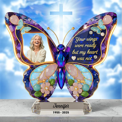 Personalized Memorial Plaque personalization view for Mom