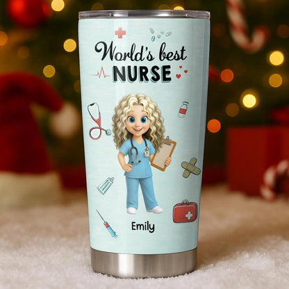 Personalized Nurse Tumbler personalization view for Nurse
