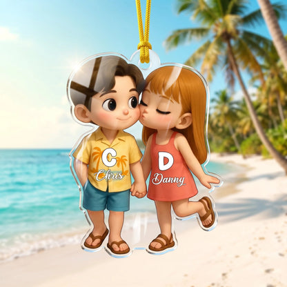 Personalized Couple Ornament personalization view for Couples